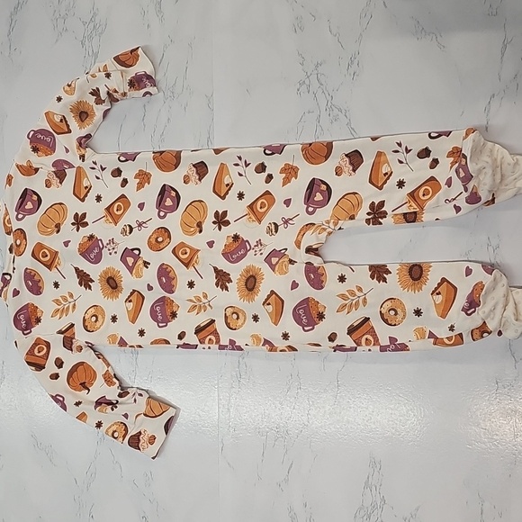 Tres Beau Et Belle Bamboo Zip-Up One Piece 3-6M - Picture 5 of 5